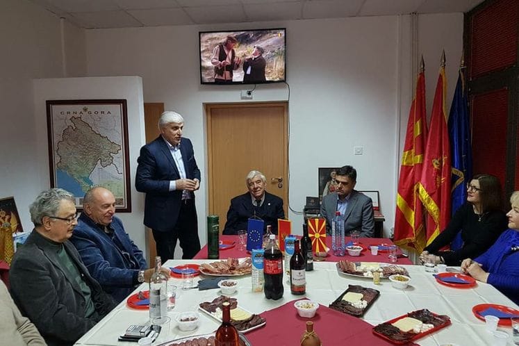 ODRŽAN KOKTEL U NOVIM PROSTORIJAMA CRNOGORSKE ZAJEDNICE U R. MAKEDONIJI