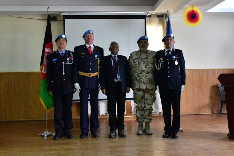 Službenik Uprave policije primio medalju za doprinos miru u Misiji UNAMA u Avganistanu