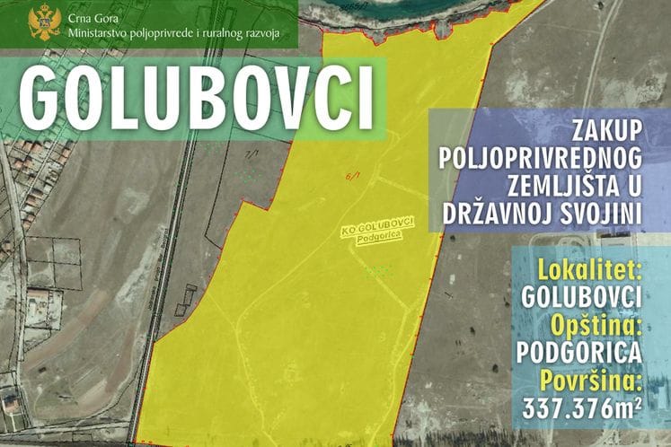 Komisija za valorizaciju poljoprivrednog zemljišta objavila još tri javna poziva za zakup: Novih 200 hektara, nova šansa za uspješan biznis i otvaranje radnih mjesta