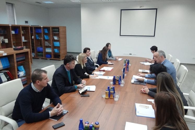 Ministarka Damjanović posjetila Rektorat UCG