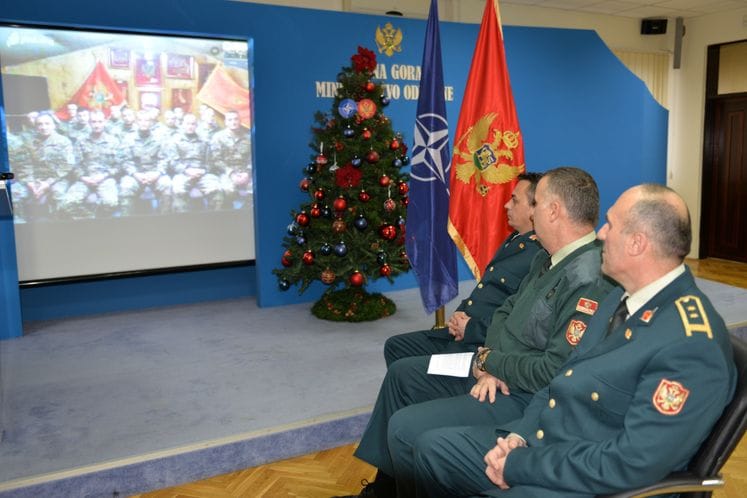 General Daković razgovarao preko video linka sa pripadnicima VII kontingenta VCG u misiji „Resolute support“ u Avganistanu