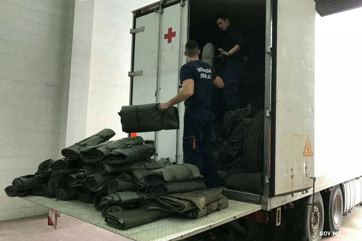 Montenegro sends aid to Albania to address consequences of catastrophic floods