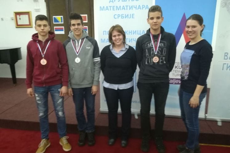 Medalje na Matematičkom turniru „Integral kup“, Valjevo 2017