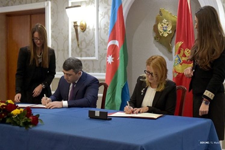 Montenegro and Azerbaijan sign memorandum on cooperation in public administration reform