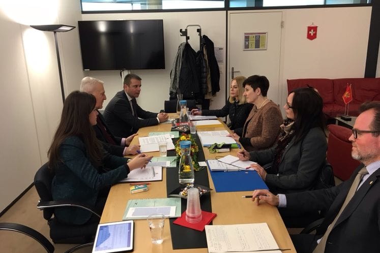 Direktor Uprave policije Slavko Stojanović u posjeti direktorici Švajcarske federalne policije Nikoleti dela Vale; nastavak uspješne saradnje crnogorske i švajcarske policije