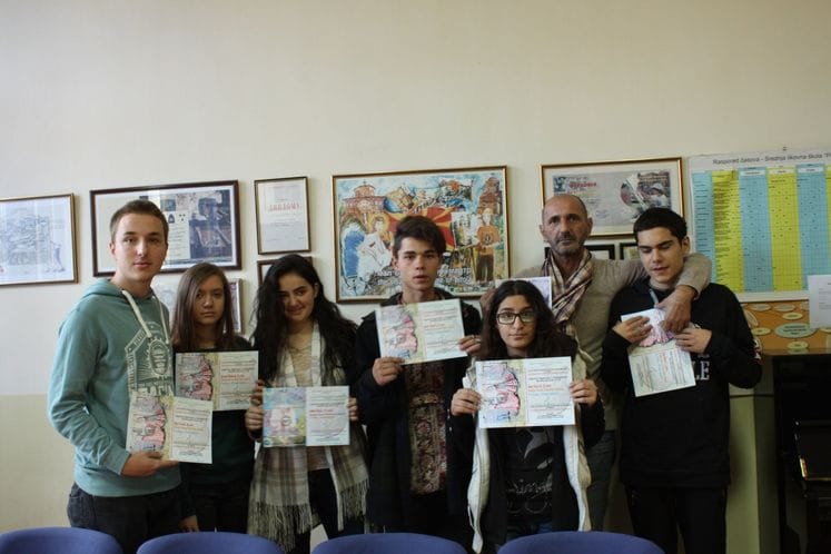 Učenici Srednje likovne škole "Petar Lubarda" dobitnici značajnih nagrada na XXI Međunarodnoj likovnoj reviji „Etno Celje“ u Sloveniji