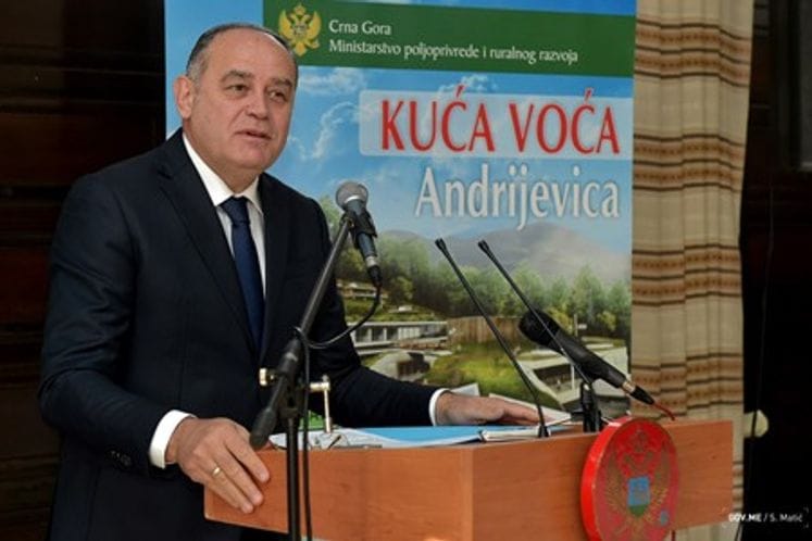 DPM Simović in Andrijevica: Everything is ready to start building House of Fruit and new bottling factory
