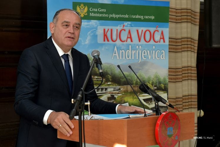 Simović u Andrijevici: Sve spremno za početak gradnje Kuće voća i nove fabrike za flaširanje vode