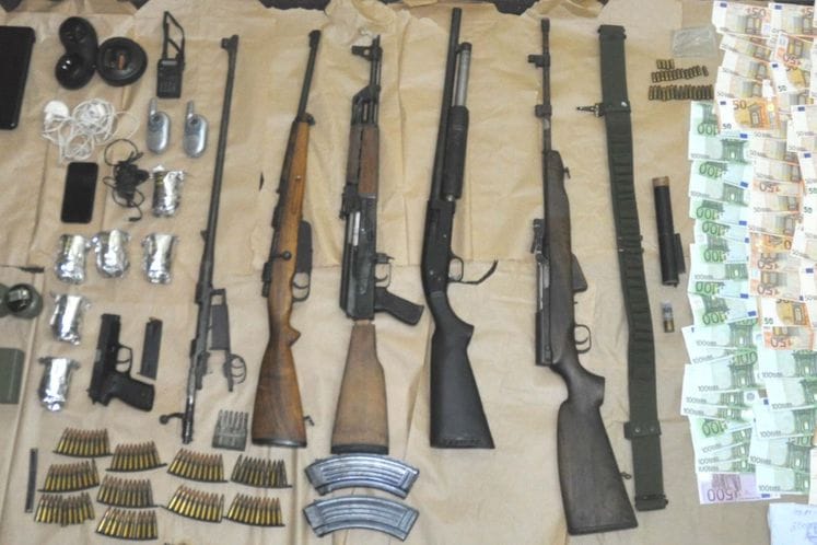 Četrnaesta akcija u borbi protiv OKG u Herceg Novom, Budvi i Nikšiću; U pretresima na 19 lokacija dva lica lišena slobode – oduzeta velika količina oružja i municije, bombe, eksploziv, sporogoreći štapini, vozila, novac i druge stvari