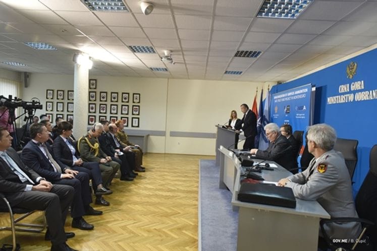 Najavljen početak sprovođenja NATO Fonda povjerenja za demilitarizaciju viškova municije u Crnoj Gori