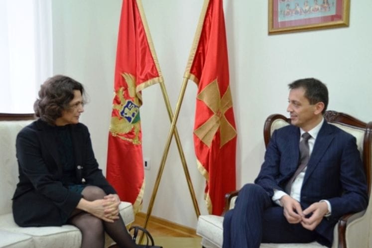 Minister Bošković with Ambassador Fisher-Kamm: Further enhance the cooperation between Montenegro and Israel in the field of defence