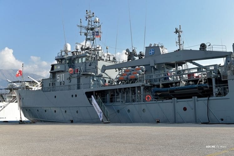 NATO Group of ships in a visit to the Montenegrin Navy: Excellent cooperation in the field of the exchange of the knowledge and experiences