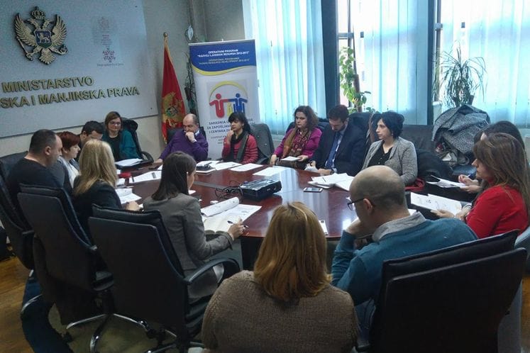 SAOPŠTENJE: Održan treći sastanak Upravnog odbora projekta “Saradnja između Zavoda za zapošljavanje Crne Gore i centara za socijalni rad“