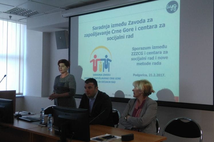 Održan sastanak u cilju predstavljanja nacrta Sporazuma i novih metoda rada u okviru projekta “Saradnja između Zavoda za zapošljavanje Crne Gore i centara za socijalni rad”