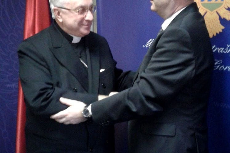 Nuhodžić - Pezuto: Izvanredni odnosi Svete Stolice i Crne Gore