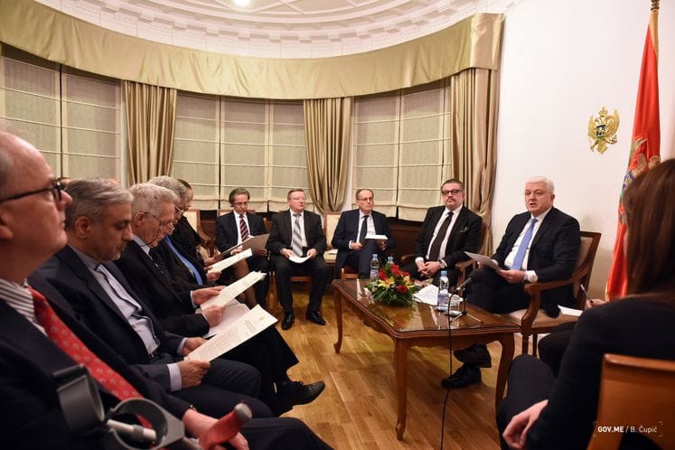 Prime Minister Marković meets in Belgrade with non-resident ambassadors to Montenegro