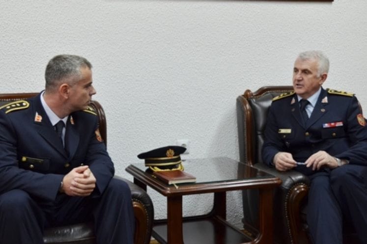 General Jokić primio kapetana Roćenovića koji će biti upućen u EUTM misiju u Maliju