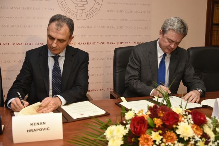 Potpisan Sporazum o saradnji Ministarstva zdravlja i Crnogorske akademije nauka i umjetnosti