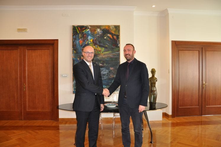 Susret ministra Ljumovića i ambasadora Republike Slovačke, Hlobena