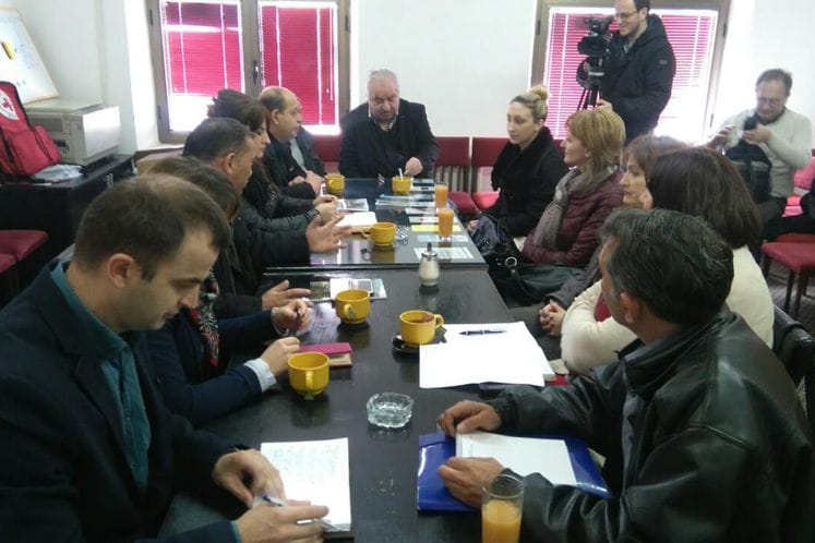 Meeting concerning the forthcoming annual vaccination of the children from Roma community held in Nikšić