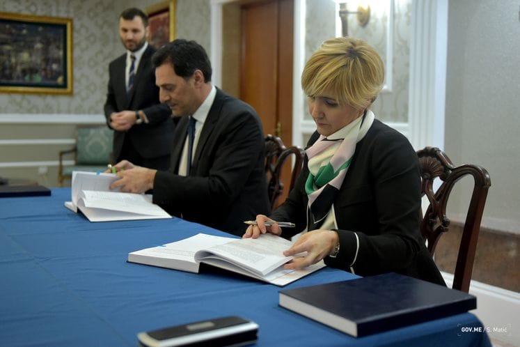 Potpisan Ugovor o koncesiji za proizvodnju i istraživanje ugljovodonika u podmorju Crne Gore sa kompanijom Energean