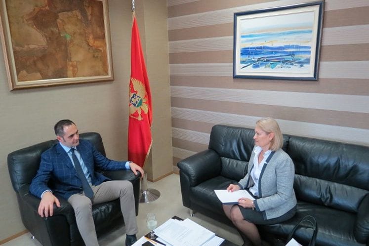 Sastanak ministra Radulovića i ambasadorke Poljske, Nj. E. Irene Tatarzinjske