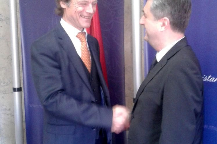 Ministar Nuhodžić sastao se danas sa ambasadorom Njemačke Hansom Ginterom Maternom