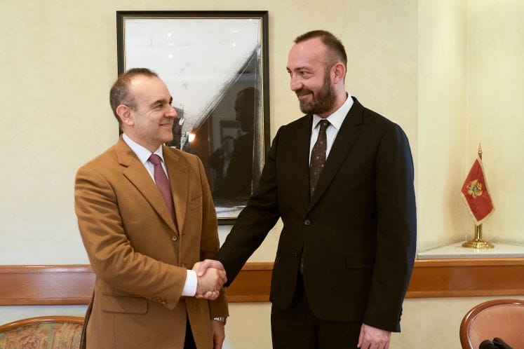 Razgovor ministra Ljumovića i ambasadora Italije Vinćenca Del Monaka