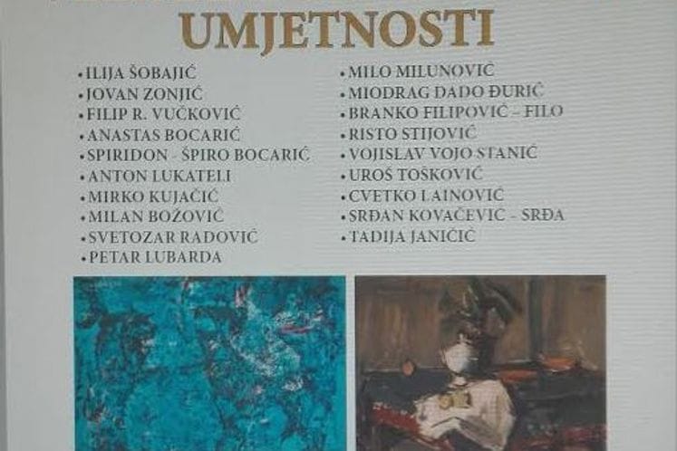UDRUŽENJE CRNOGORACA NOVOG SADA UČESTVUJE NA ART EXPO IZLOŽBOM VELIKANA CRNOGORSKE UMJETNOSTI