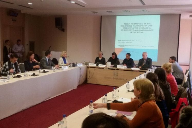 Treninzi o kampanji promocije uvođenja registrovanog partnerstva u pravni sistem Crne Gore i medijskom izvještavanju