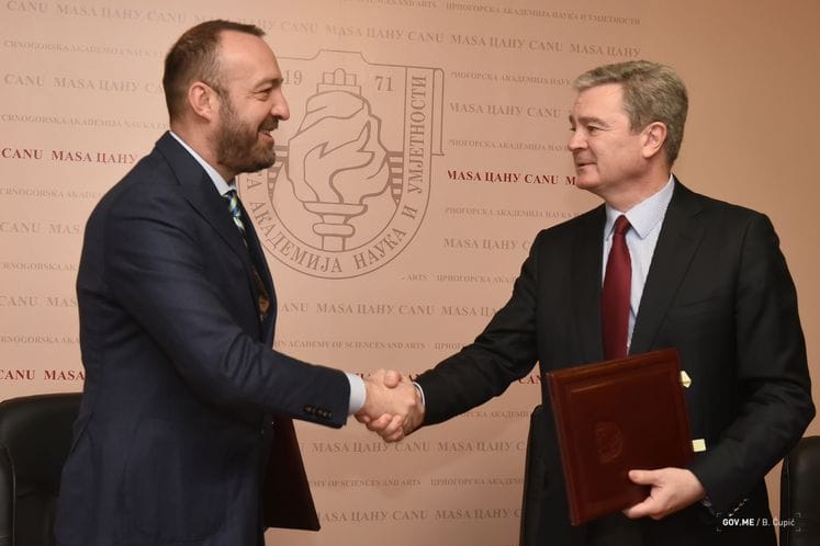 Potpisan Sporazum o saradnji Crnogorske akademije nauka i umjetnosti i Ministarstva kulture
