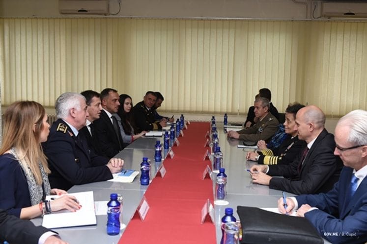 Bošković sa admiralicom Mišel Hauard: Podrška Komande združenih snaga u Napulju značajna za Crnu Goru