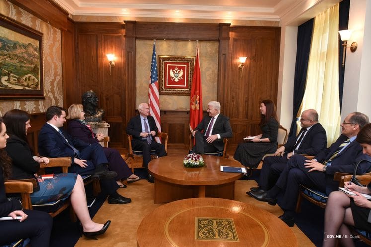 Marković, McCain: Montenegro's integration into NATO and EU is bright spot in turbulent world