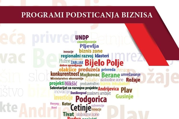 Saopštenje: Podsticaji za privredu na jednom mjestu