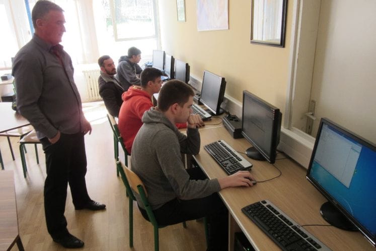 Saopštenje: Održan “Install day“ u Srednoj stručnoj školi u Pljevljima