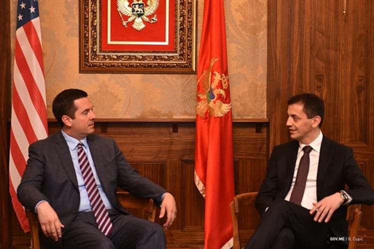Bošković with Congressman Nunes: Montenegro fully deserved NATO membership