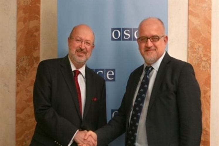 Minister Darmanović meets with OSCE SG Zannier