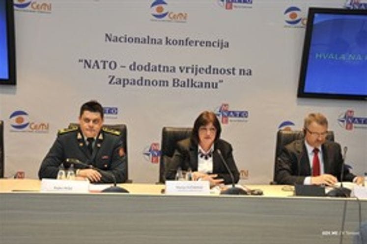 Minister Vučinović takes part in conference entitled "NATO - added value in the Balkans"