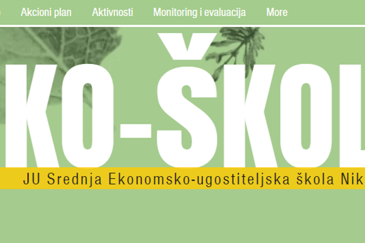 Implementacija programa – JU Srednja ekonomsko-ugostiteljska škola, Nikšić