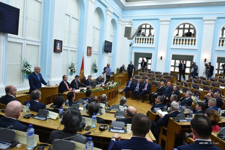 Predsjednik Marković govorio u Skupštini o Predlogu zakona o potvrđivanju Sjevernoatlantskog ugovora