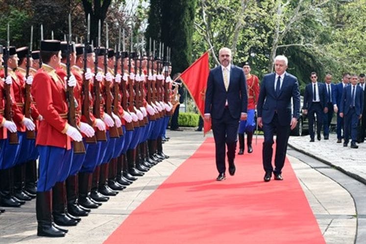 Prime Minister of Albania pays official visit to Montenegro