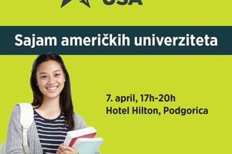 EducationUSA i Ambasada SAD u Podgorici organizuju Sajam američkih univerziteta