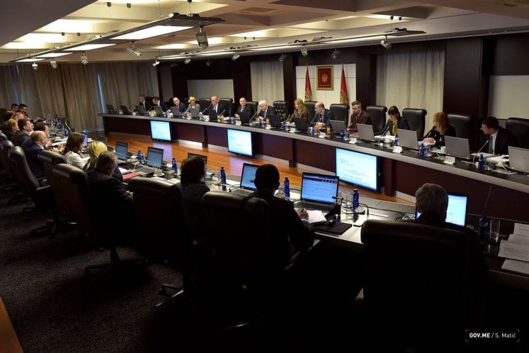 Saopštenje sa 20. sjednice Vlade Crne Gore