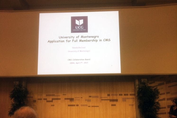 Crna Gora zvanično predstavljena na CMS Odboru u CERN-u