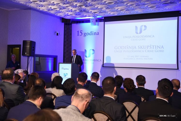 SAOPŠTENJE: Održana Svečana sjednica Skupštine Unije poslodavaca Crne Gore
