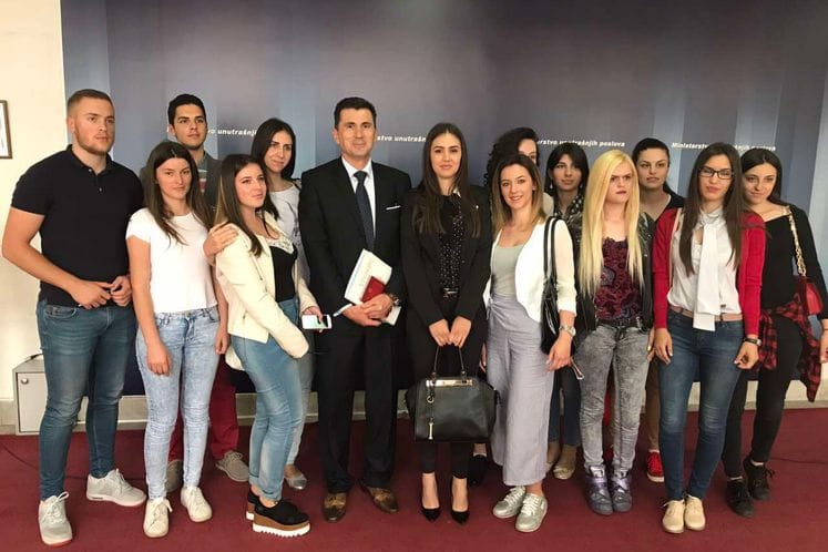 Predstavnici studentske organizacije ADAMAS posjetili Ministarstvo unutrašnjih poslova