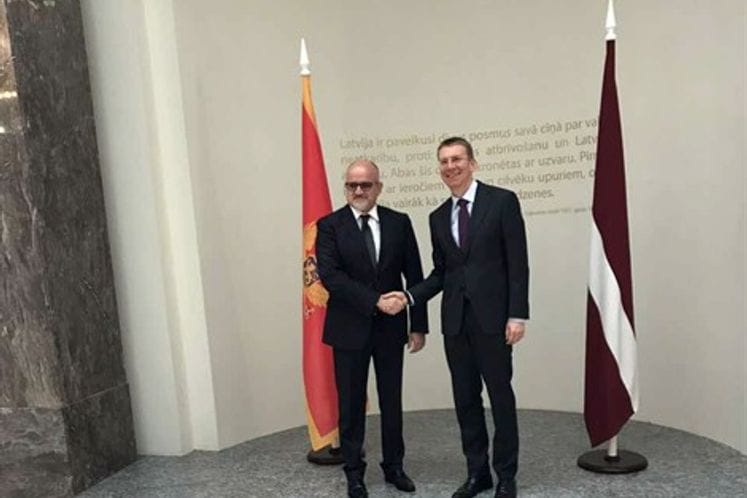 Minister Darmanović paid working visit to Republic of Latvia