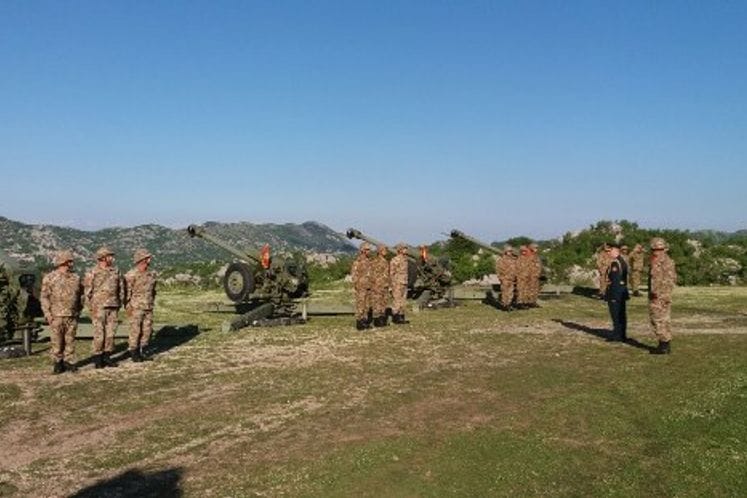 Počasna artiljerijska paljba povodom 21. maja - Dana nezavisnosti