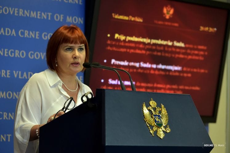 Unlike other countres of region, Montenegro does not have single case under special supervision of European Court