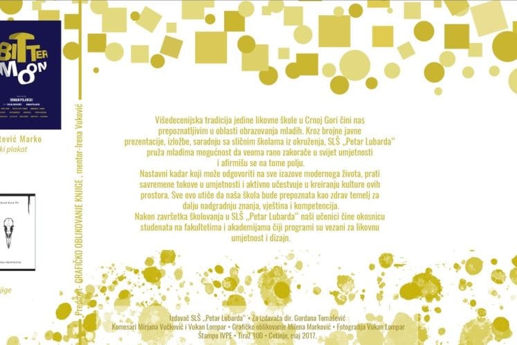 Najava: Izložba maturskih radova generacije 2016/2017 JU Srednja likovna škola "Petar Lubarda"